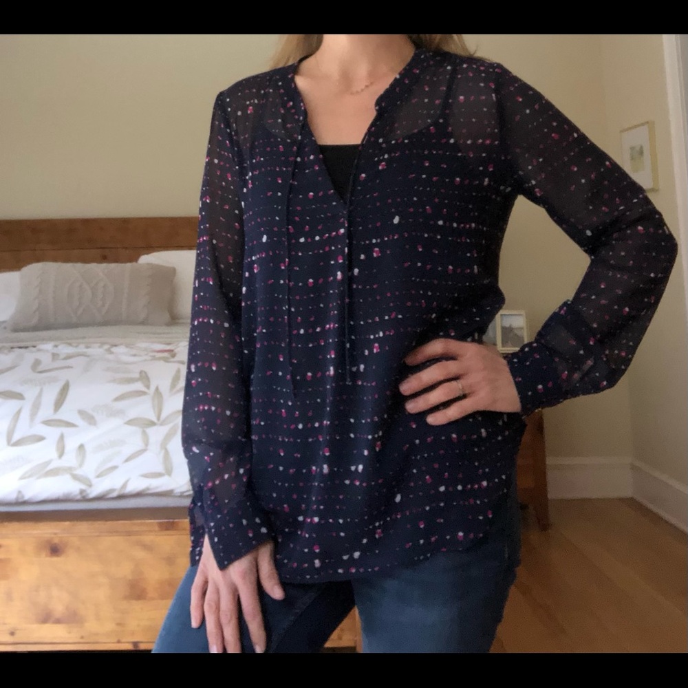 Banana Republic Sheer Blouse